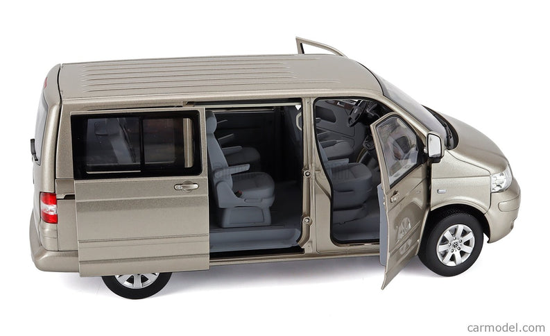 Volkswagen T5 Multivan Minibus 2003 1:18 Norev béžová metalická