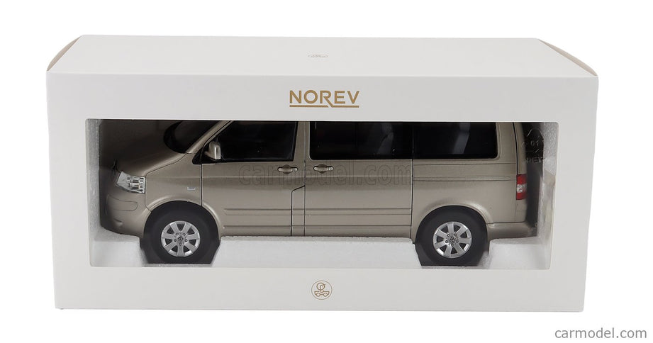 Volkswagen T5 Multivan Minibus 2003 1:18 Norev béžová metalická
