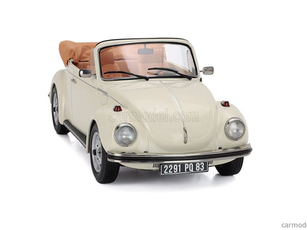 Volkswagen Beetle 1303 Cabriolet 1972 1:18 Norev slonovinová