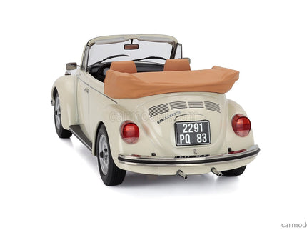 Volkswagen Beetle 1303 Cabriolet 1972 1:18 Norev slonovinová
