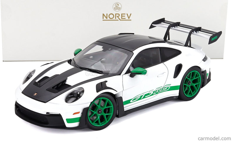 Porsche 911 992 GT3 RS Tribute TO Carrera RS Package Coupe 2022 1:18 Norev biela zelená