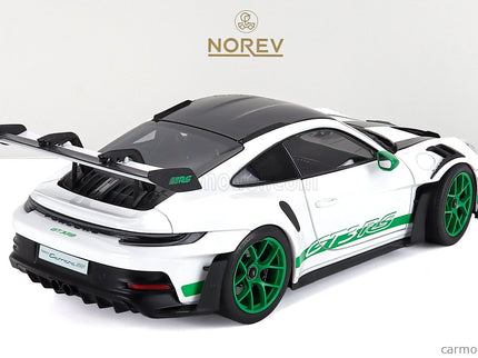 Porsche 911 992 GT3 RS Tribute TO Carrera RS Package Coupe 2022 1:18 Norev biela zelená