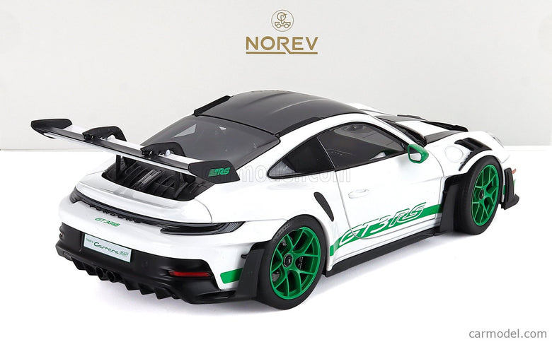 Porsche 911 992 GT3 RS Tribute TO Carrera RS Package Coupe 2022 1:18 Norev biela zelená