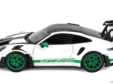 Porsche 911 992 GT3 RS Tribute TO Carrera RS Package Coupe 2022 1:18 Norev biela zelená