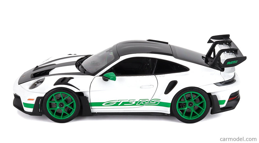 Porsche 911 992 GT3 RS Tribute TO Carrera RS Package Coupe 2022 1:18 Norev biela zelená