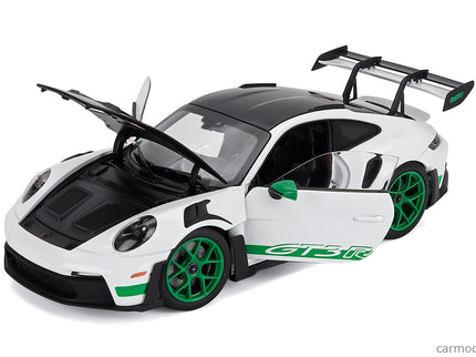 Porsche 911 992 GT3 RS Tribute TO Carrera RS Package Coupe 2022 1:18 Norev biela zelená