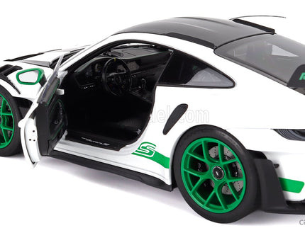 Porsche 911 992 GT3 RS Tribute TO Carrera RS Package Coupe 2022 1:18 Norev biela zelená