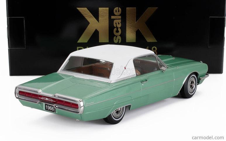 Ford Thunderbird Landau Coupe 1966 1:18 KK Scale zelená biela