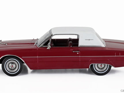 Ford Thunderbird Coupe 1966 1:18 KK Scale červená biela