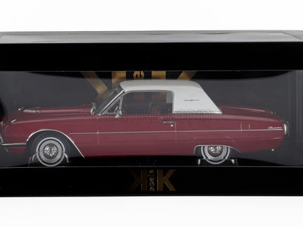 Ford Thunderbird Coupe 1966 1:18 KK Scale červená biela