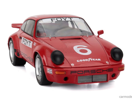 Porsche 911 RS 3.0 Coupe N°6 Iroc Daytona 1974 Anthony Joseph Foyt 1:18 Solido červená