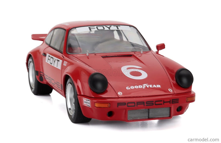 Porsche 911 RS 3.0 Coupe N°6 Iroc Daytona 1974 Anthony Joseph Foyt 1:18 Solido červená