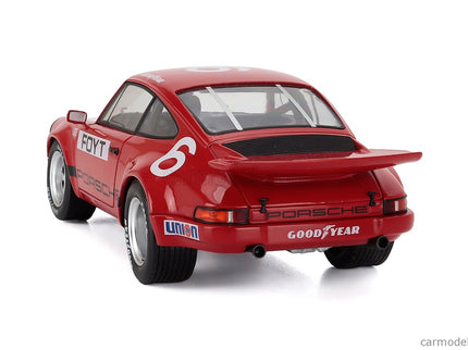 Porsche 911 RS 3.0 Coupe N°6 Iroc Daytona 1974 Anthony Joseph Foyt 1:18 Solido červená