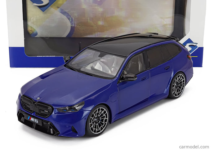 BMW 5-SERIES M5 Touring (G99) SW Station Wagon 2024 1:18 Solido modrá metalická
