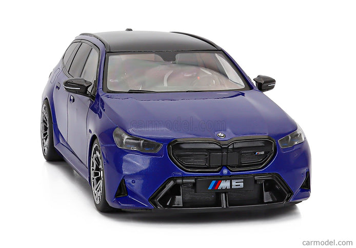 BMW 5-SERIES M5 Touring (G99) SW Station Wagon 2024 1:18 Solido modrá metalická