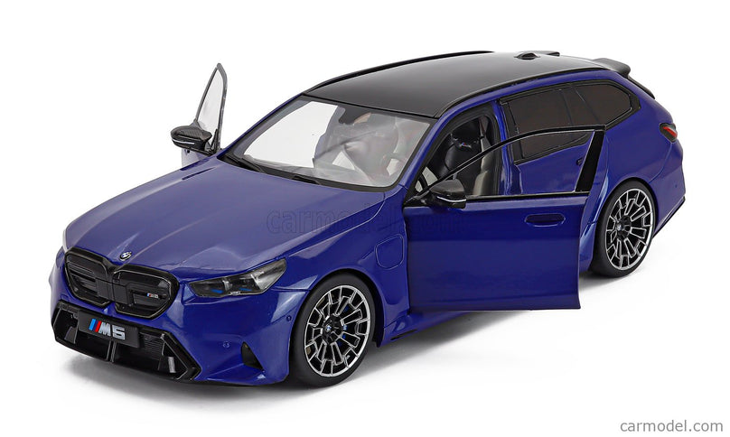 BMW 5-SERIES M5 Touring (G99) SW Station Wagon 2024 1:18 Solido modrá metalická