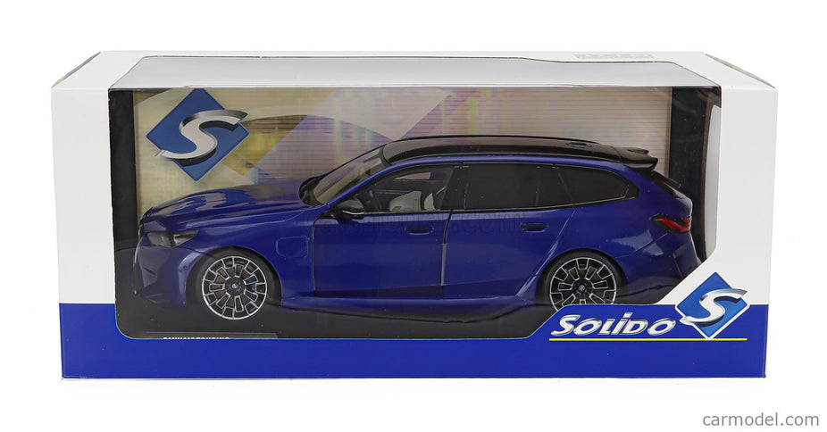 BMW 5-SERIES M5 Touring (G99) SW Station Wagon 2024 1:18 Solido modrá metalická
