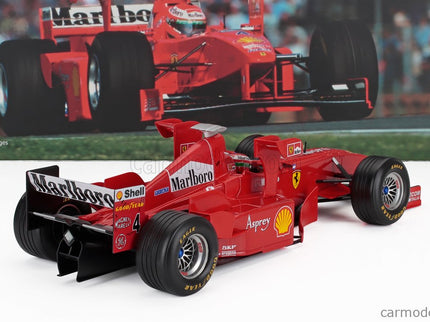 Ferrari F1 F300 N°4 With Tower Wings 3. Miesto Imola GP 1998 Eddie Ervine 1:18 Werk83 červená biela