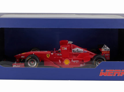 Ferrari F1 F300 N°4 With Tower Wings 3. Miesto Imola GP 1998 Eddie Ervine 1:18 Werk83 červená biela
