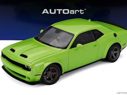 Dodge Challenger Srt Super Stock Coupe 2023 1:18 AUTOart zelená