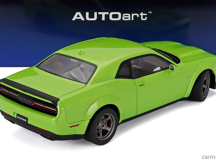 Dodge Challenger Srt Super Stock Coupe 2023 1:18 AUTOart zelená