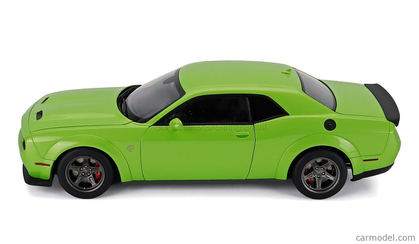 Dodge Challenger Srt Super Stock Coupe 2023 1:18 AUTOart zelená