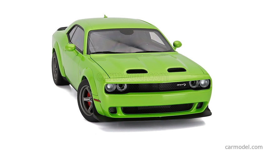 Dodge Challenger Srt Super Stock Coupe 2023 1:18 AUTOart zelená