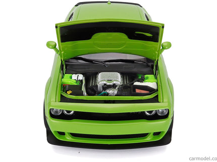 Dodge Challenger Srt Super Stock Coupe 2023 1:18 AUTOart zelená