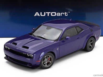 Dodge Challenger Srt Super Stock Coupe 2023 1:18 AUTOart fialová