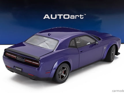 Dodge Challenger Srt Super Stock Coupe 2023 1:18 AUTOart fialová
