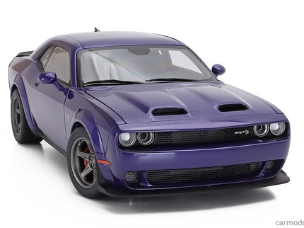 Dodge Challenger Srt Super Stock Coupe 2023 1:18 AUTOart fialová