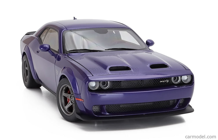 Dodge Challenger Srt Super Stock Coupe 2023 1:18 AUTOart fialová
