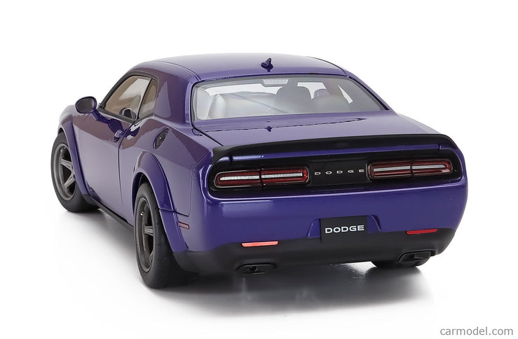 Dodge Challenger Srt Super Stock Coupe 2023 1:18 AUTOart fialová