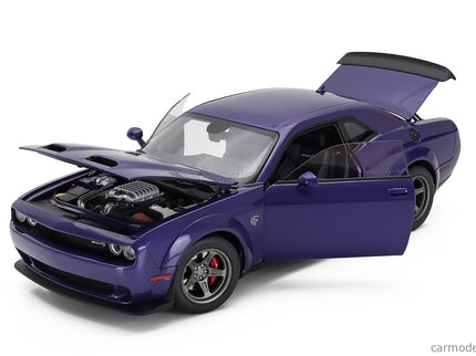 Dodge Challenger Srt Super Stock Coupe 2023 1:18 AUTOart fialová