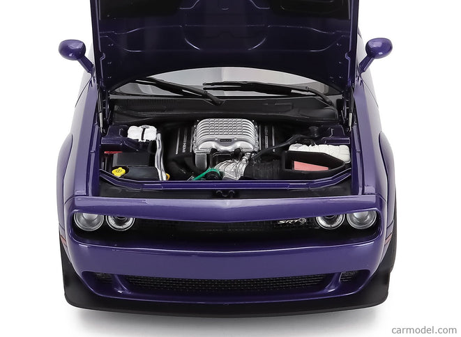 Dodge Challenger Srt Super Stock Coupe 2023 1:18 AUTOart fialová