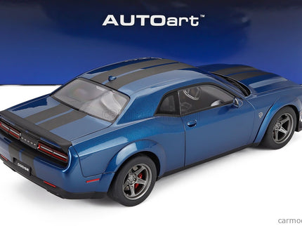 Dodge Challenger Srt Super Stock Coupe 2023 1:18 AUTOart modrá