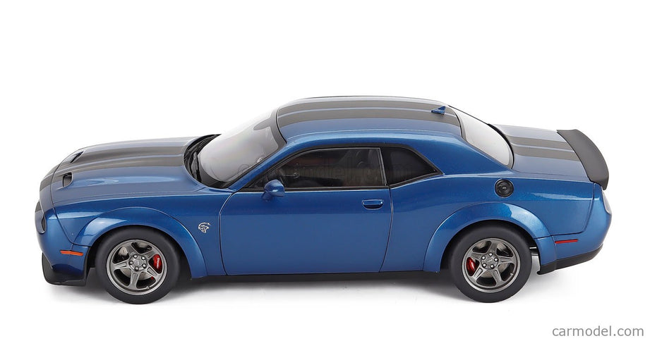 Dodge Challenger Srt Super Stock Coupe 2023 1:18 AUTOart modrá