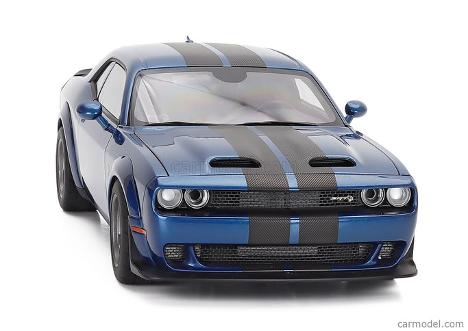 Dodge Challenger Srt Super Stock Coupe 2023 1:18 AUTOart modrá