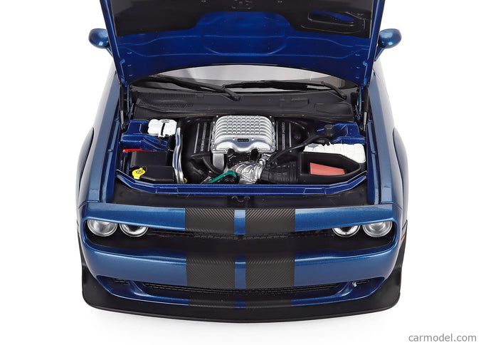 Dodge Challenger Srt Super Stock Coupe 2023 1:18 AUTOart modrá