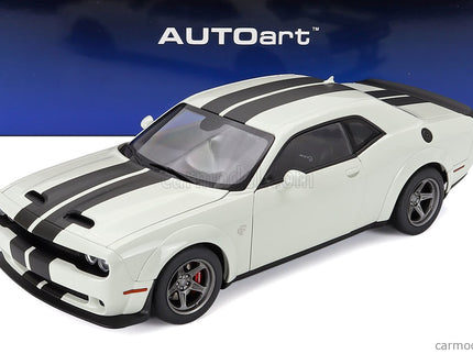 Dodge Challenger Srt Super Stock Coupe 2023 1:18 AUTOart biela