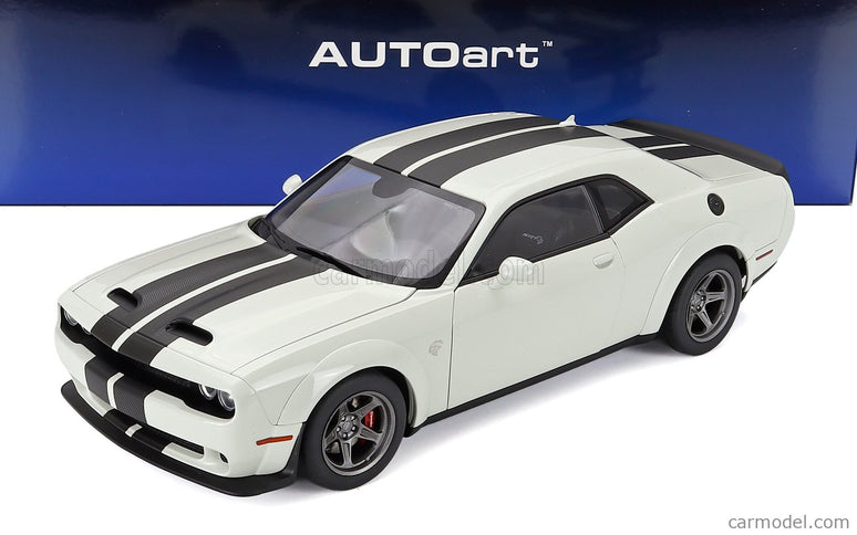 Dodge Challenger Srt Super Stock Coupe 2023 1:18 AUTOart biela