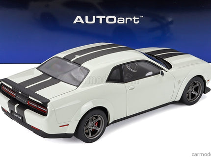 Dodge Challenger Srt Super Stock Coupe 2023 1:18 AUTOart biela