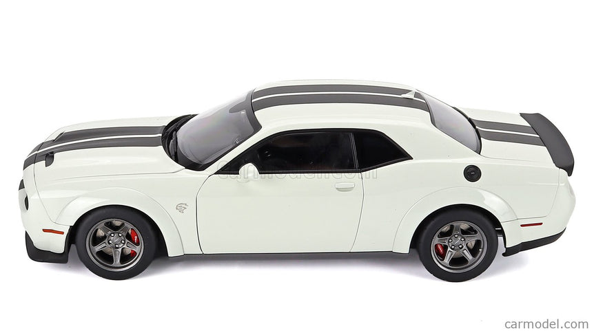 Dodge Challenger Srt Super Stock Coupe 2023 1:18 AUTOart biela