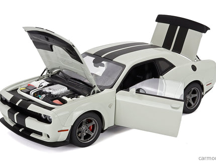 Dodge Challenger Srt Super Stock Coupe 2023 1:18 AUTOart biela