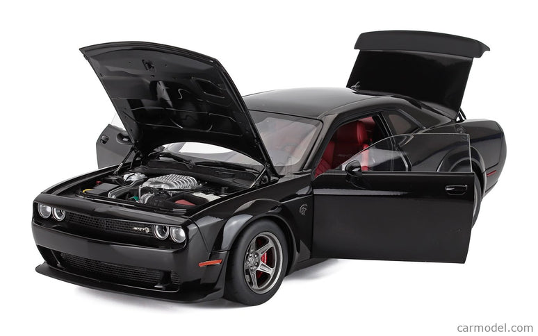 Dodge Challenger Srt Super Stock Coupe 2023 1:18 AUTOart čierna