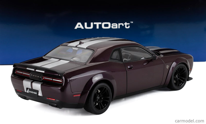 Dodge Challenger Srt Jailbreak Coupe 2022 1:18 AUTOart fialová