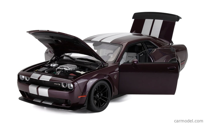 Dodge Challenger Srt Jailbreak Coupe 2022 1:18 AUTOart fialová