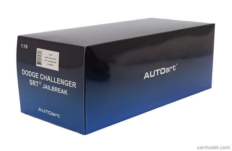 Dodge Challenger Srt Jailbreak Coupe 2022 1:18 AUTOart zelená