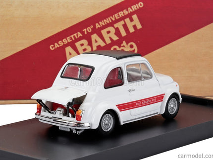 Fiat 500 Abarth 695SS 1968 1:43 Brumm biela červená