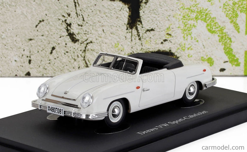 Volkswagen Sport Cabriolet Open Germany 1949 1:43 Autocult biela